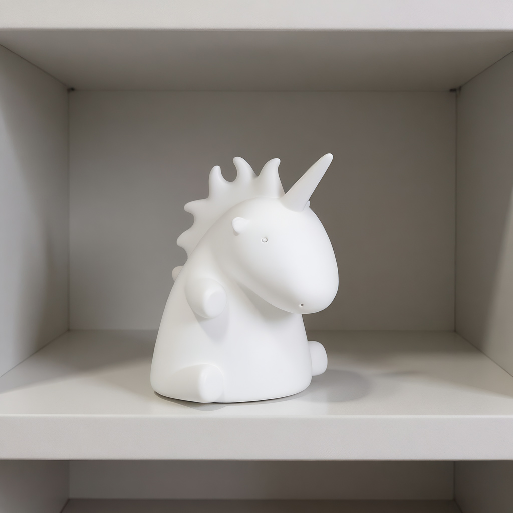 Mitmevärviline ükssarvikukujuline lamp