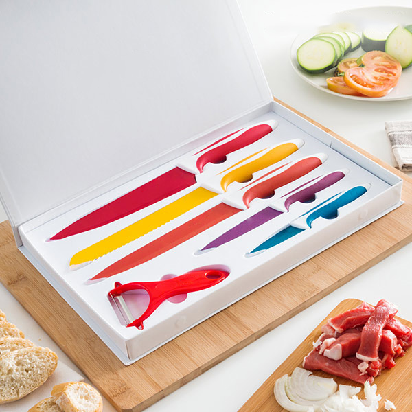 Keraamilised noad ja koorija (6-osaline komplekt)