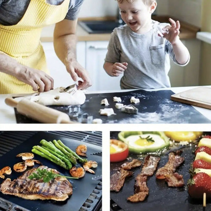 Kleepumisvastased grilli- ja küpsetusalused (2 tk)