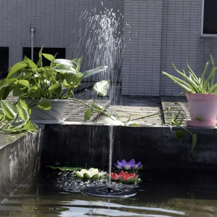 Päikesepatareiga purskkaev