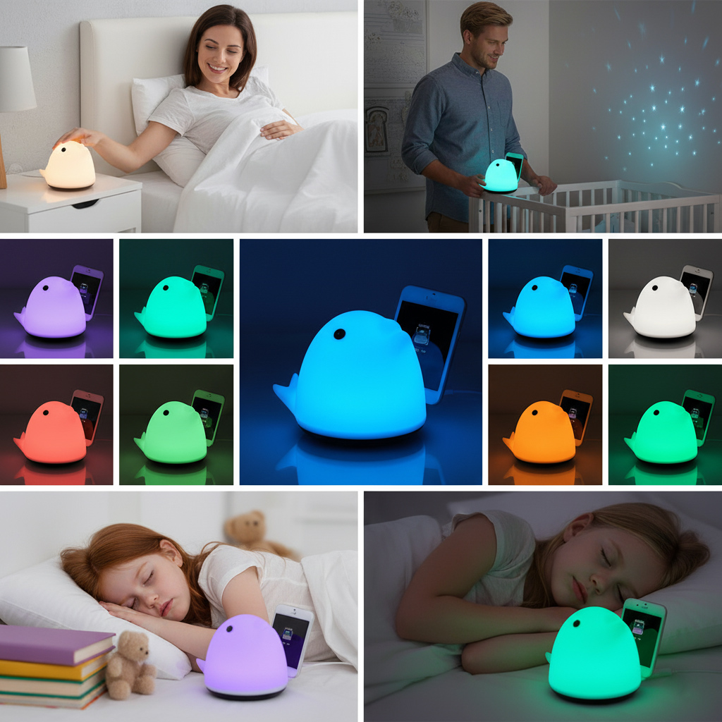 Laetav vaalakujuline lamp