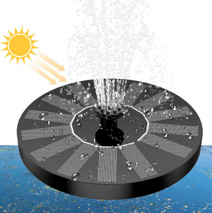 Päikesepatareiga purskkaev